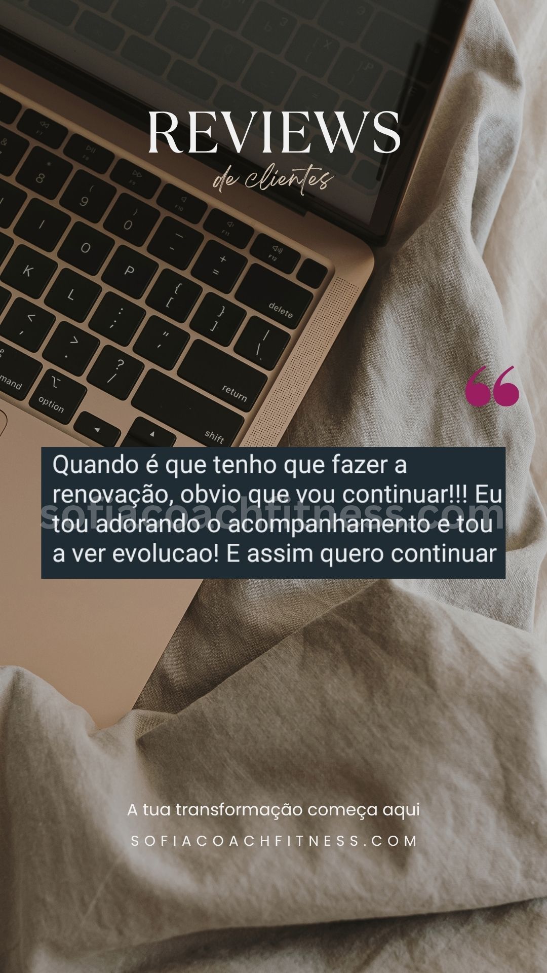 Antes e depois de cliente com acompanhamento de treino e alimentação online